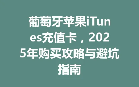 葡萄牙苹果iTunes充值卡,2025年购买攻略与避坑指南 一